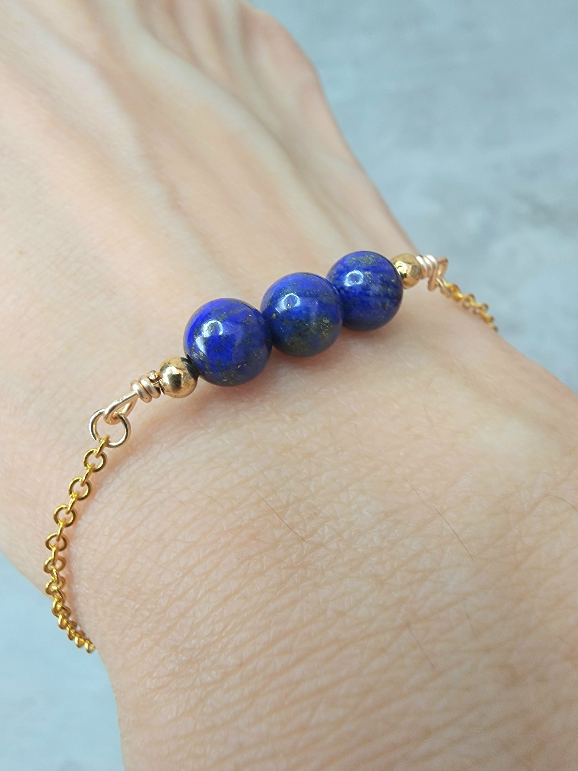 Loveliev Lapis Lazuli crystal bracelet jewelry