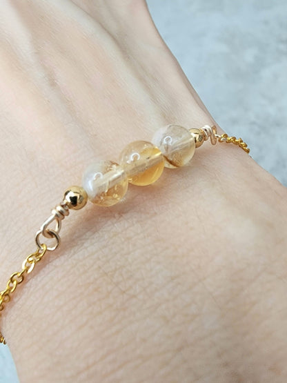 Loveliev citrine crystal bracelet jewelry