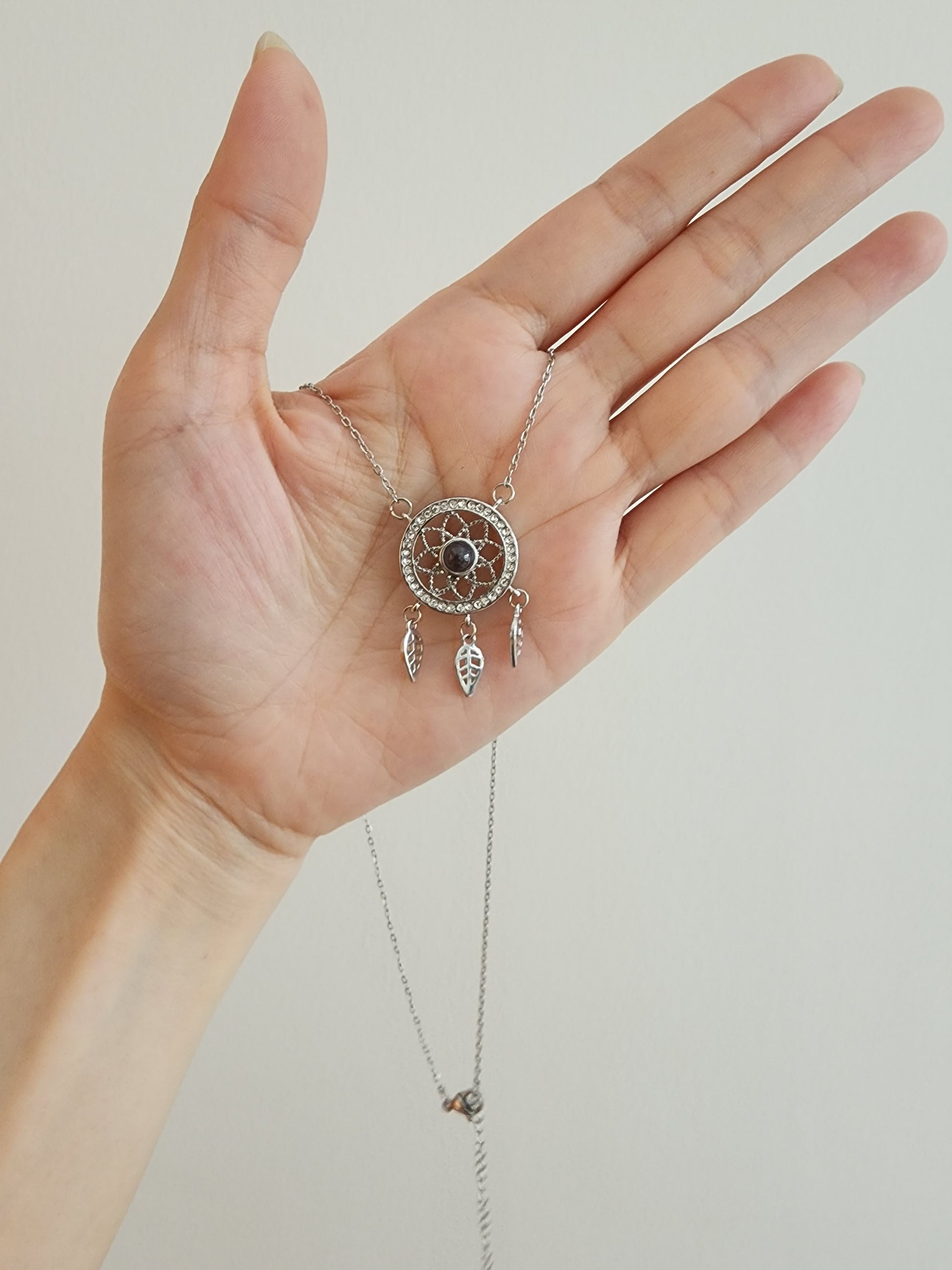 Personalized Dreamcatcher Photo Necklace