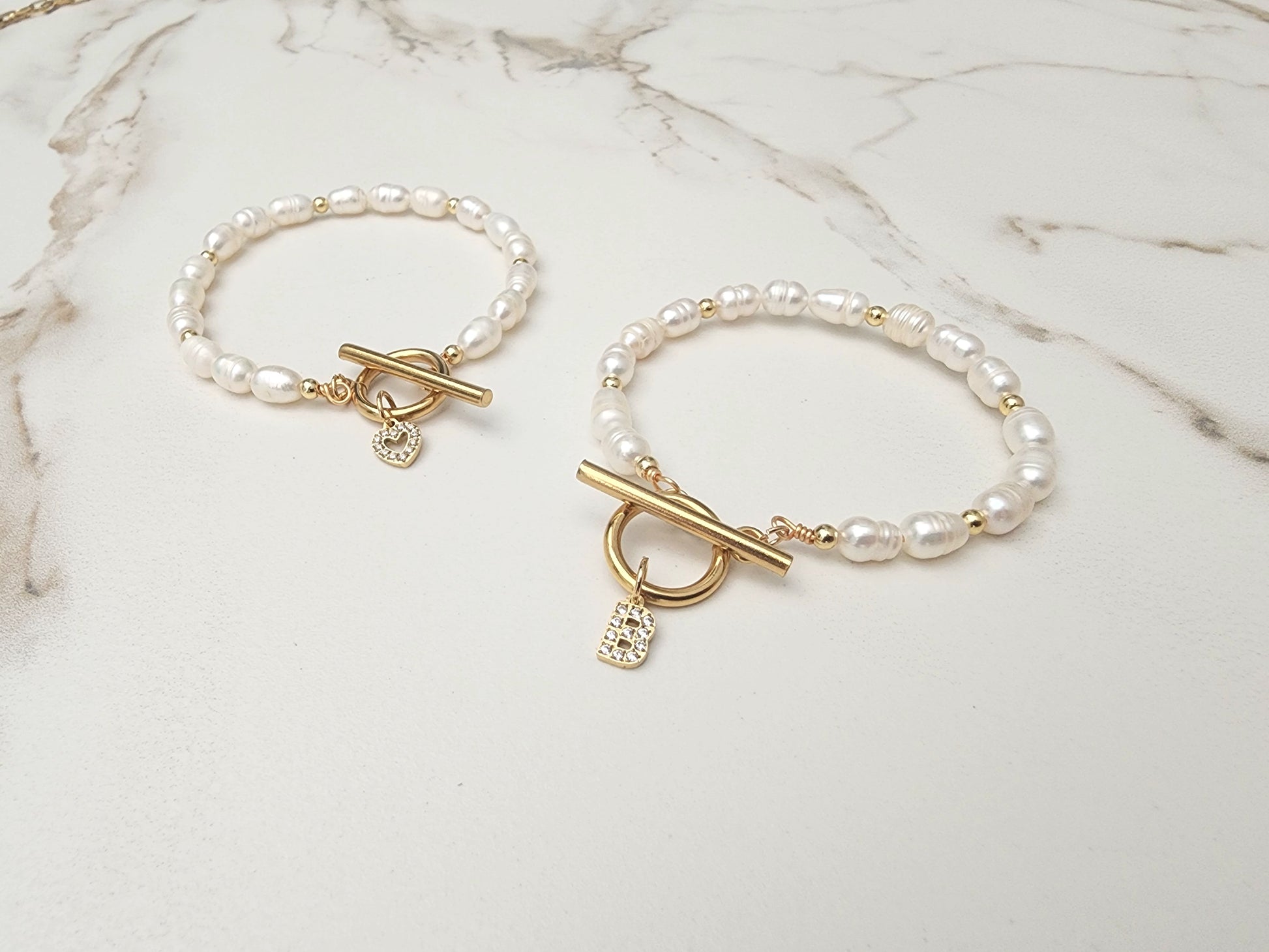 Loveliev Pearl Toggle Bracelet