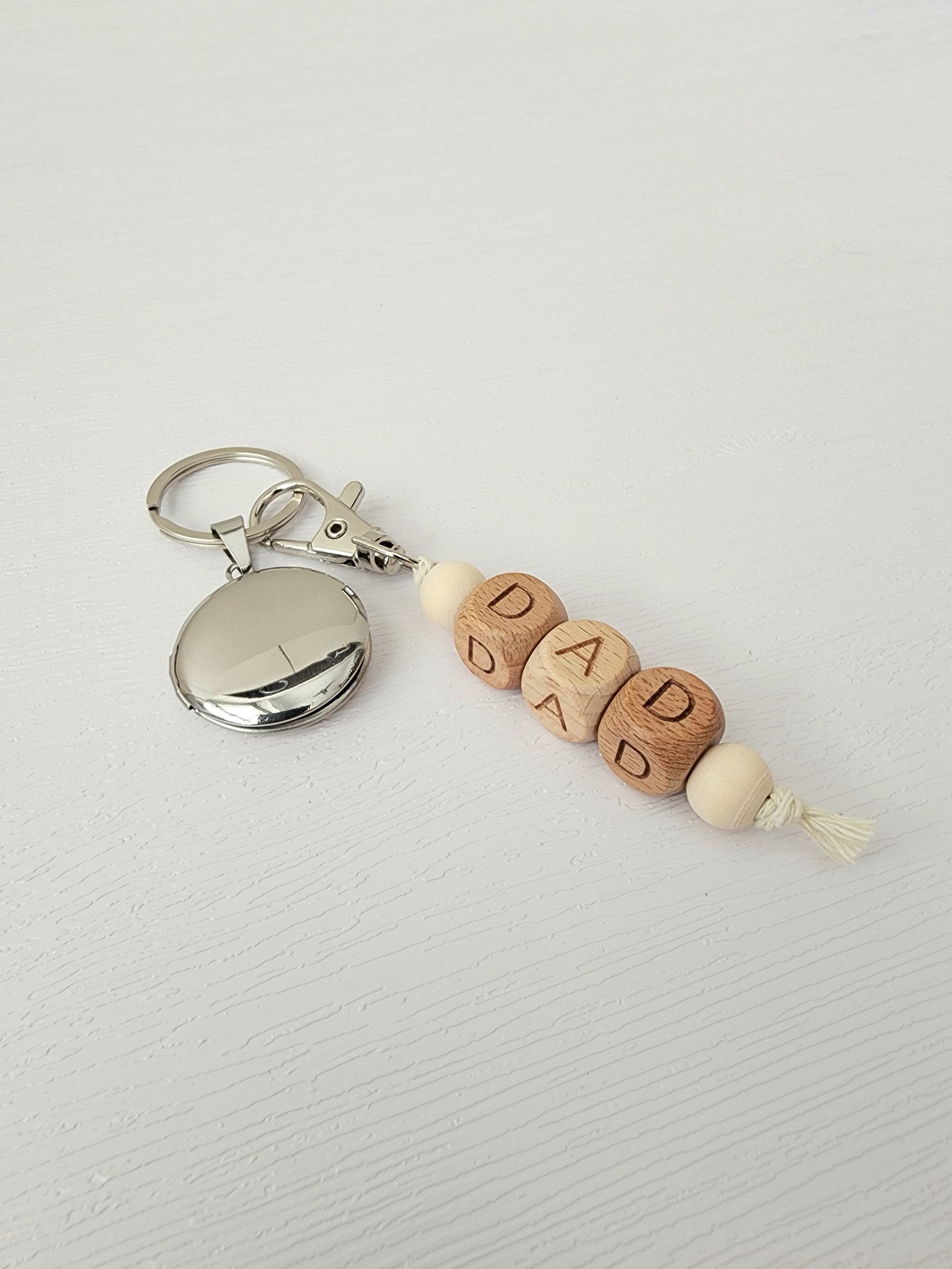 personalized photo locket keychain