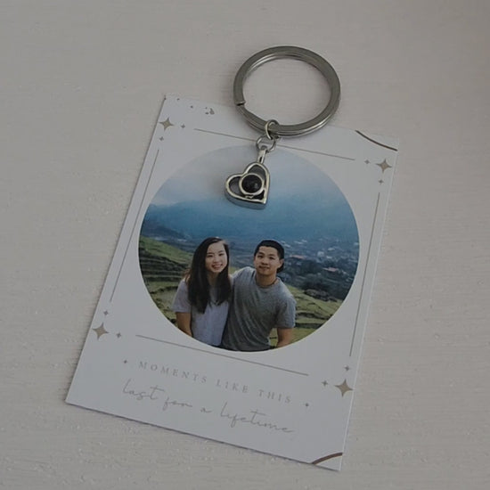 Loveliev Personalized Love Photo Keychain