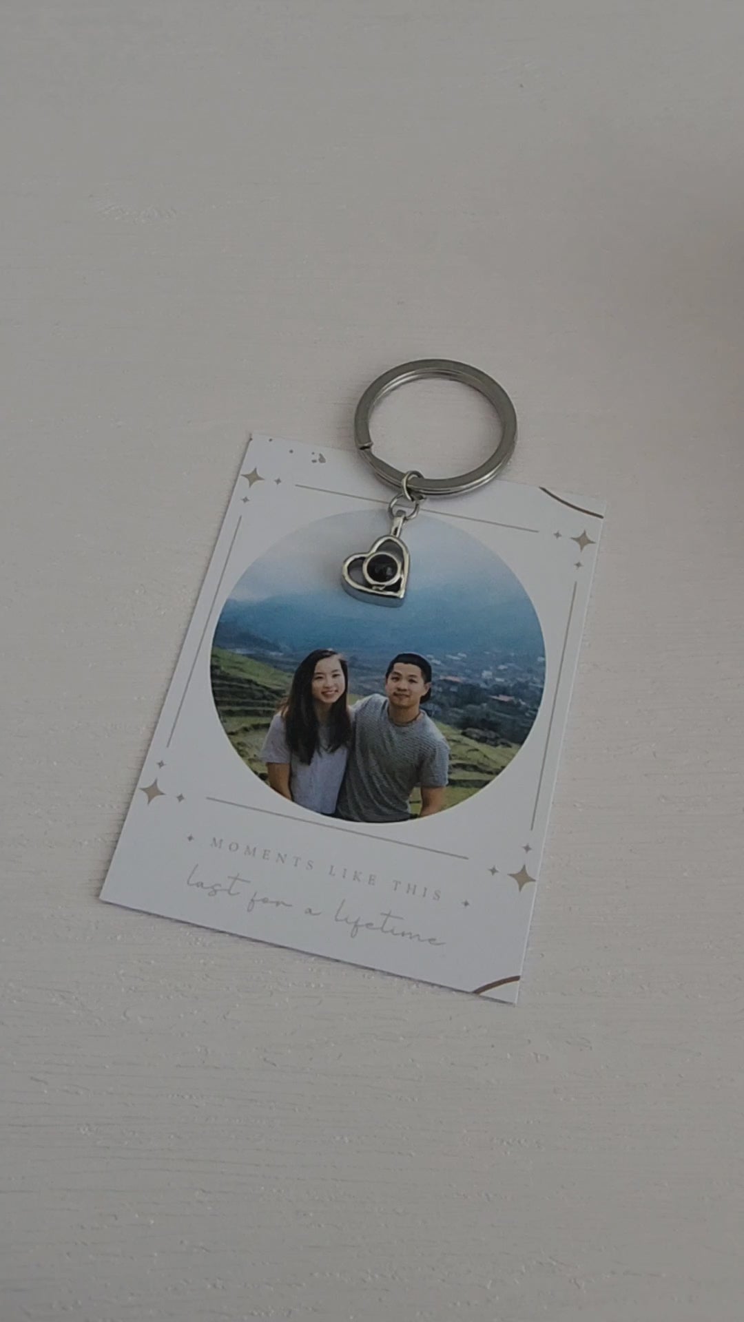 Loveliev Personalized Love Photo Keychain