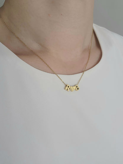 Initial Heart Necklace